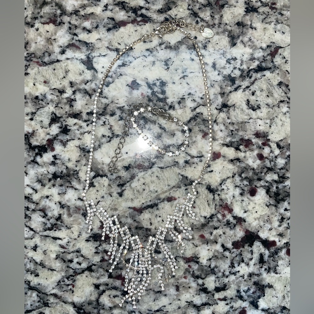 Cute necklace and bracelet for big ball events.